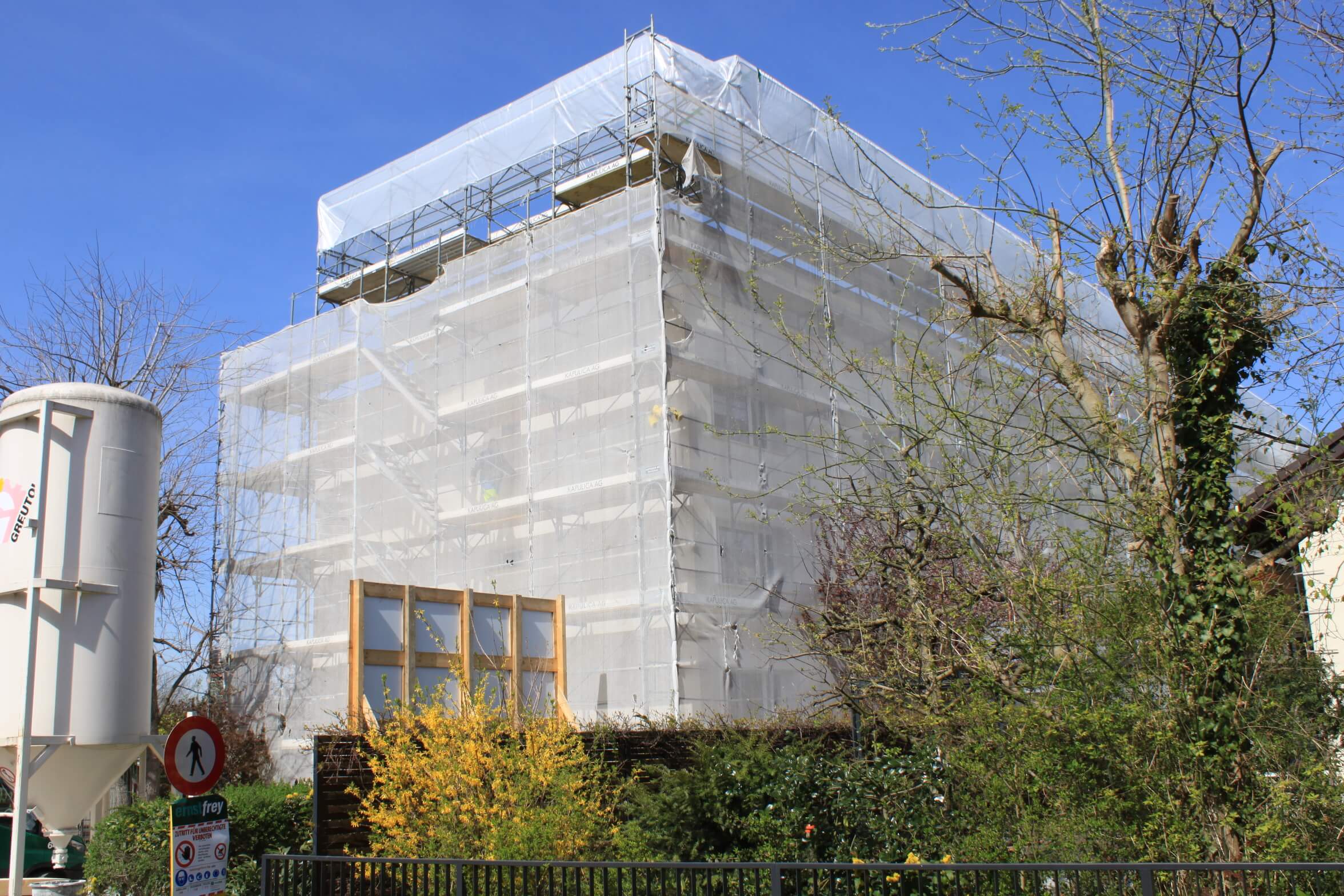 Ernst Frey, Umbau und Sanierung, 2016, 2017, Sanierung Mehrfamilienhaus, Pratteln, Oberfeldstrasse